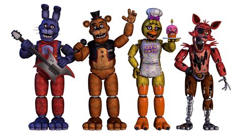 Fnaf stylized - 1. 1. 1. 1. Five Nights at Freddy's Creations 3D Art gallery Blender Finished. 588.